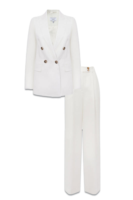 White Hollie Linen Suit