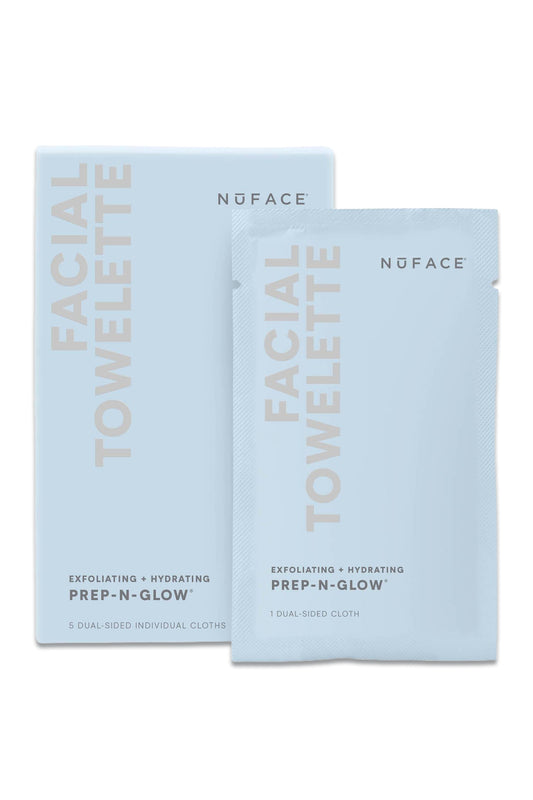 NuFACE Prep-N-Glow Facial Towelette (5 Pack)