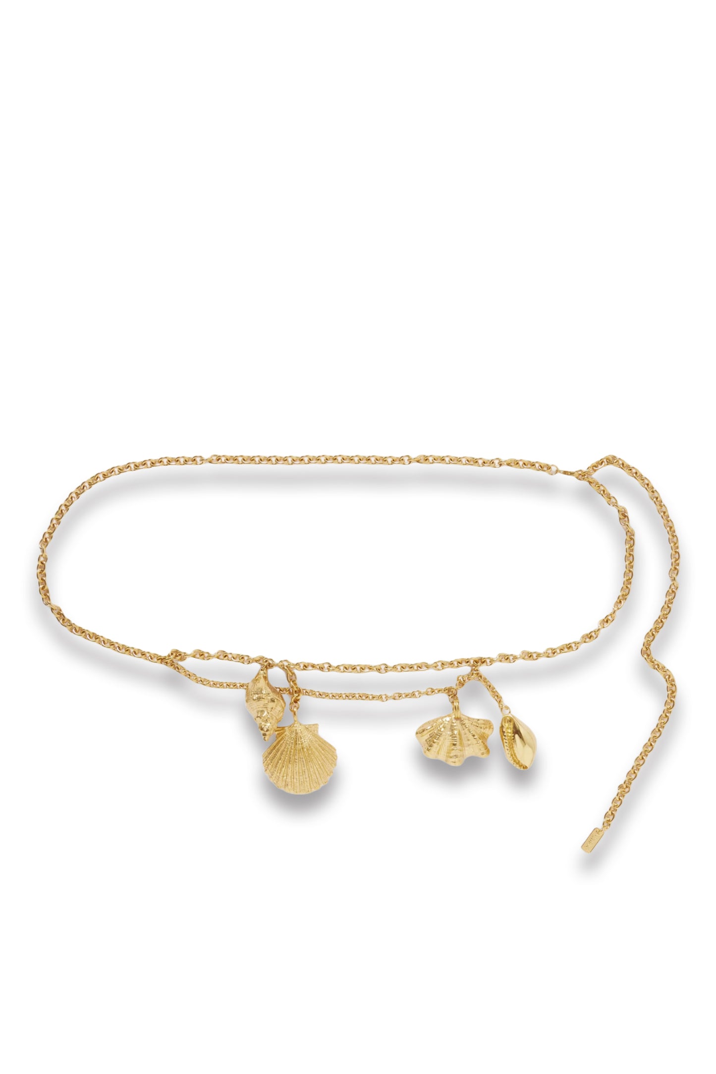 Shell Gold-Tone Belt
