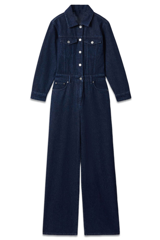 Frankie Relaxed Denim Jumpsuit
