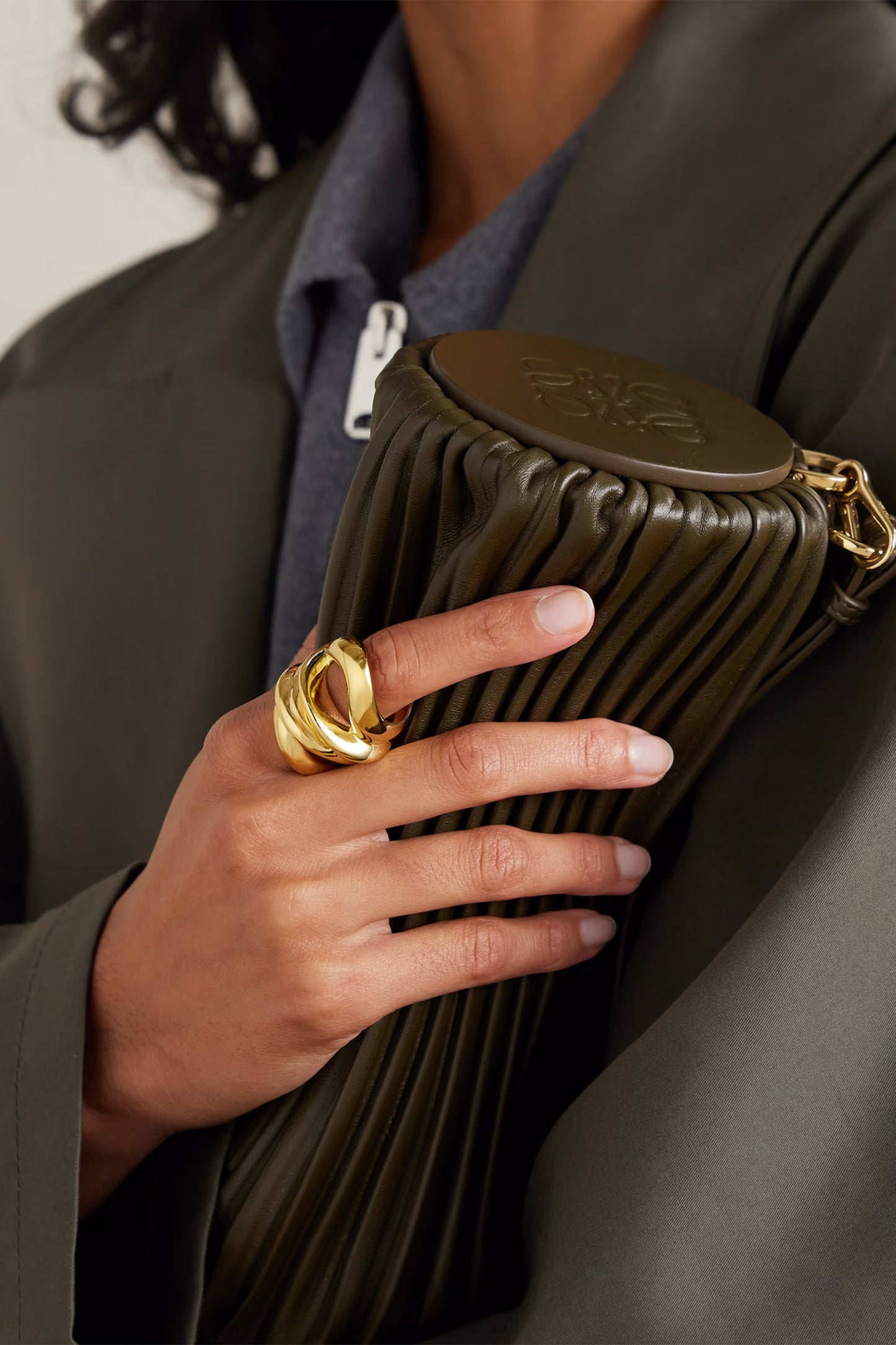 Off World gold-plated ring