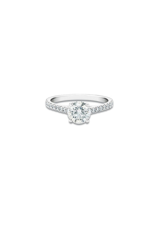 DB Claccic Pavé Round Brilliant Diamond Ring