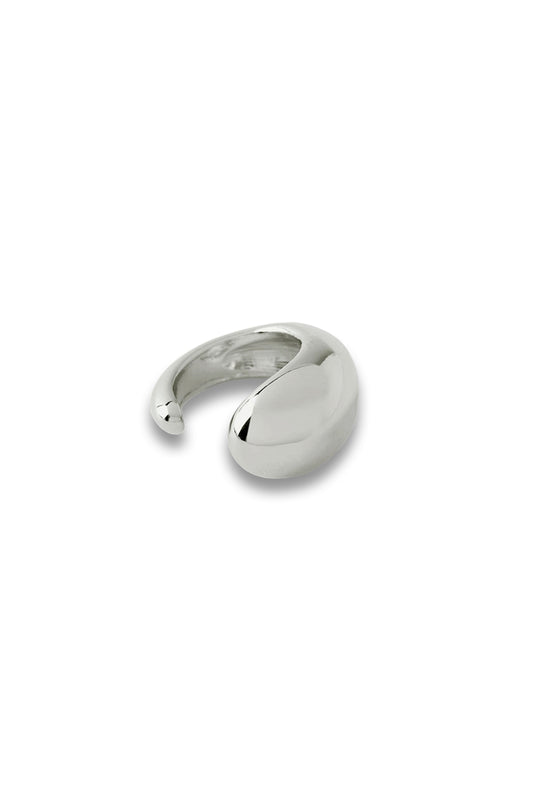 Silver Tone Teardrop Ring