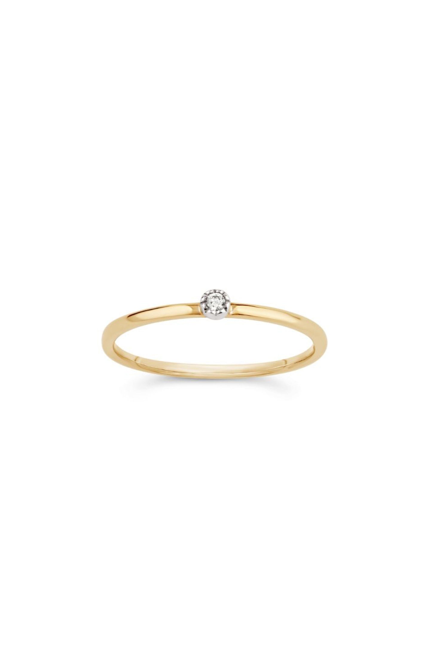 Forget Me Not Created Diamond Tiny Stacking Ring