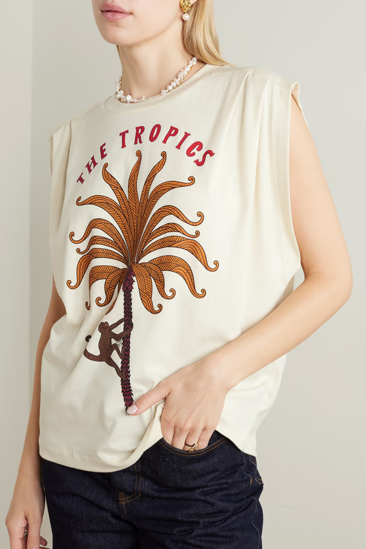+ NET SUSTAIN The Tropics Printed Organic Cotton-Jersey T-Shirt