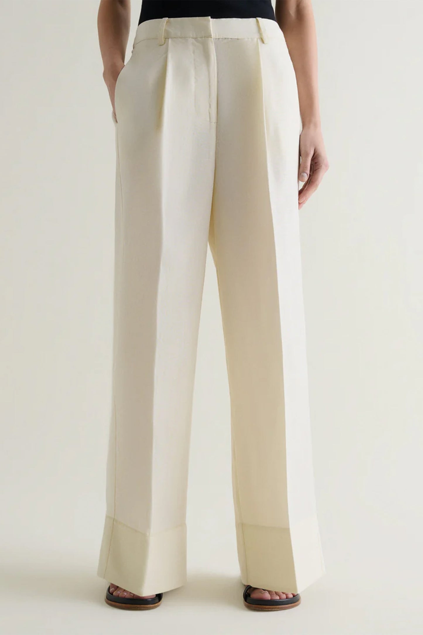 Women's Future-Linen Wide-Leg Trouser