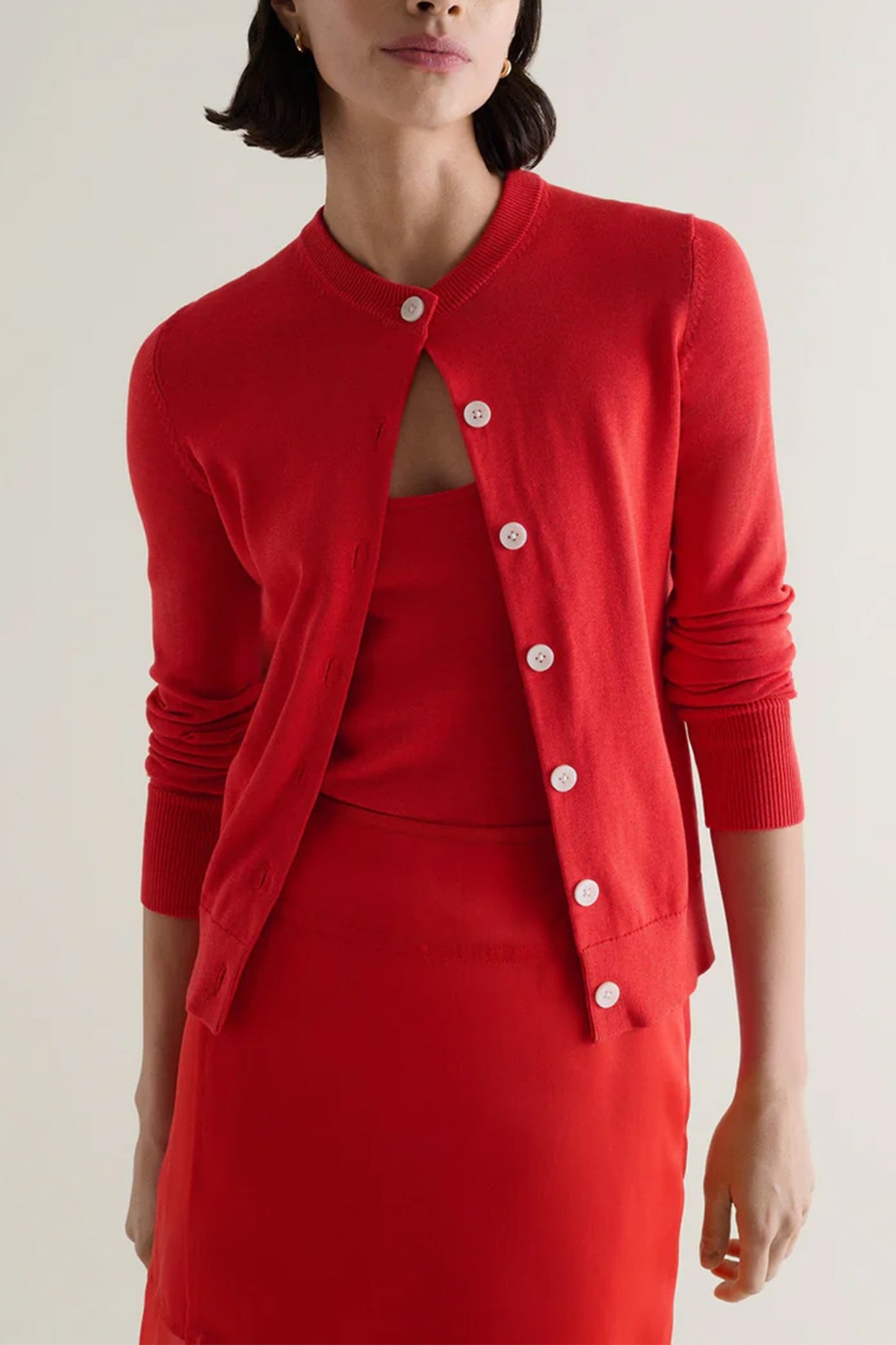 Women's Silk-Cotton Cardigan