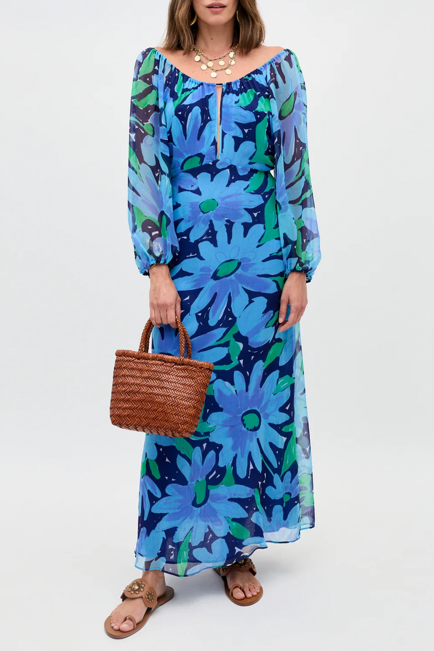Nikolette Georgette Midi Dress