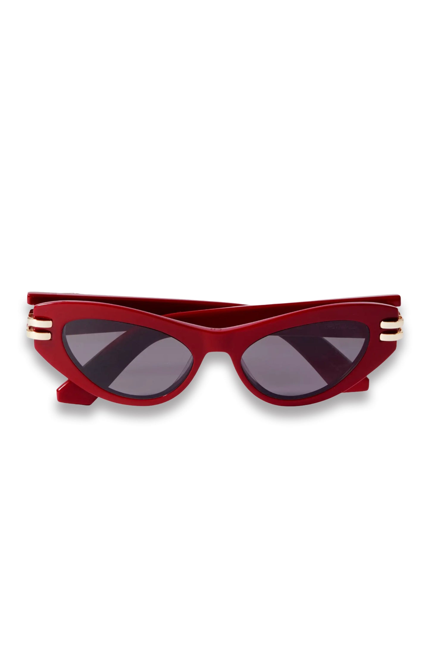 CDior B1U Cat-eye Acetate and Gold-tone Sunglasses