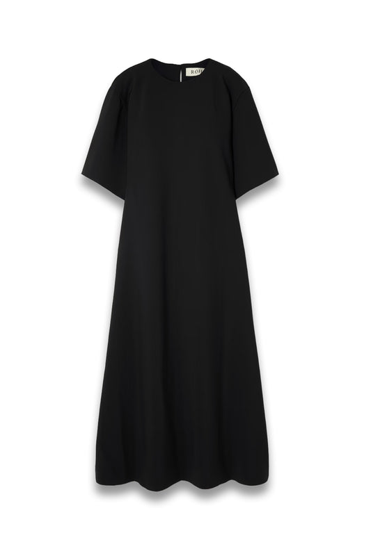 Recycled Stretch-Scuba Maxi Dress