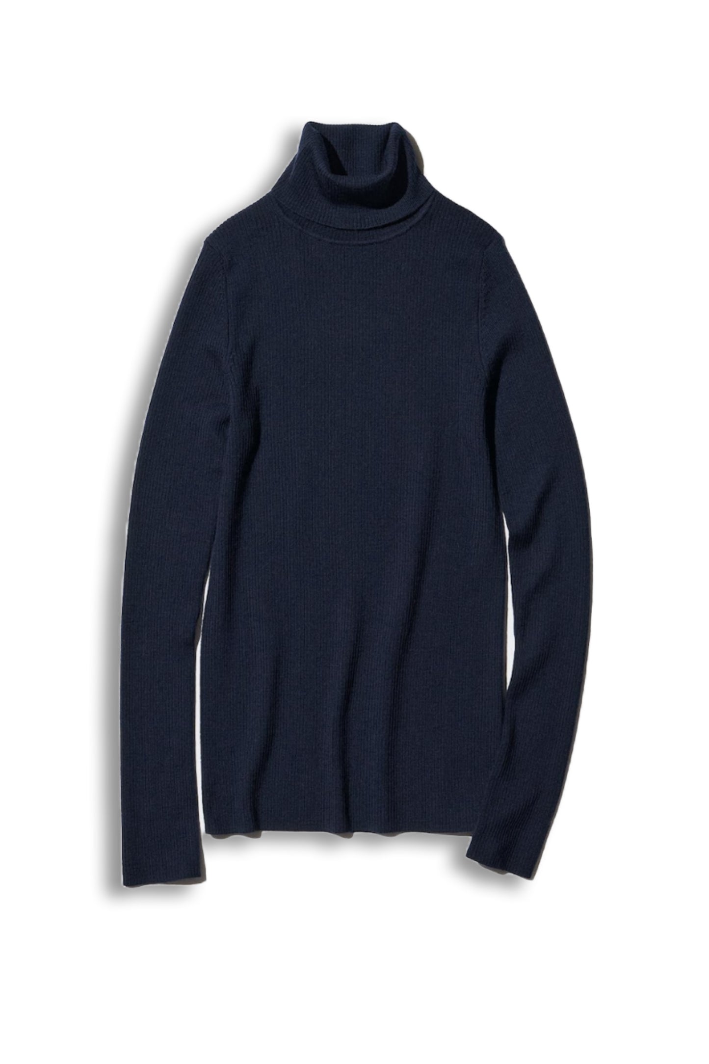 Merino Ribbed Turtleneck Jumper
