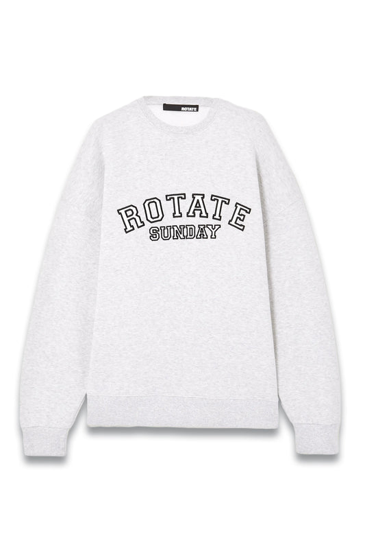 Sunday Embroidered Organic Cotton-jersey Sweatshirt