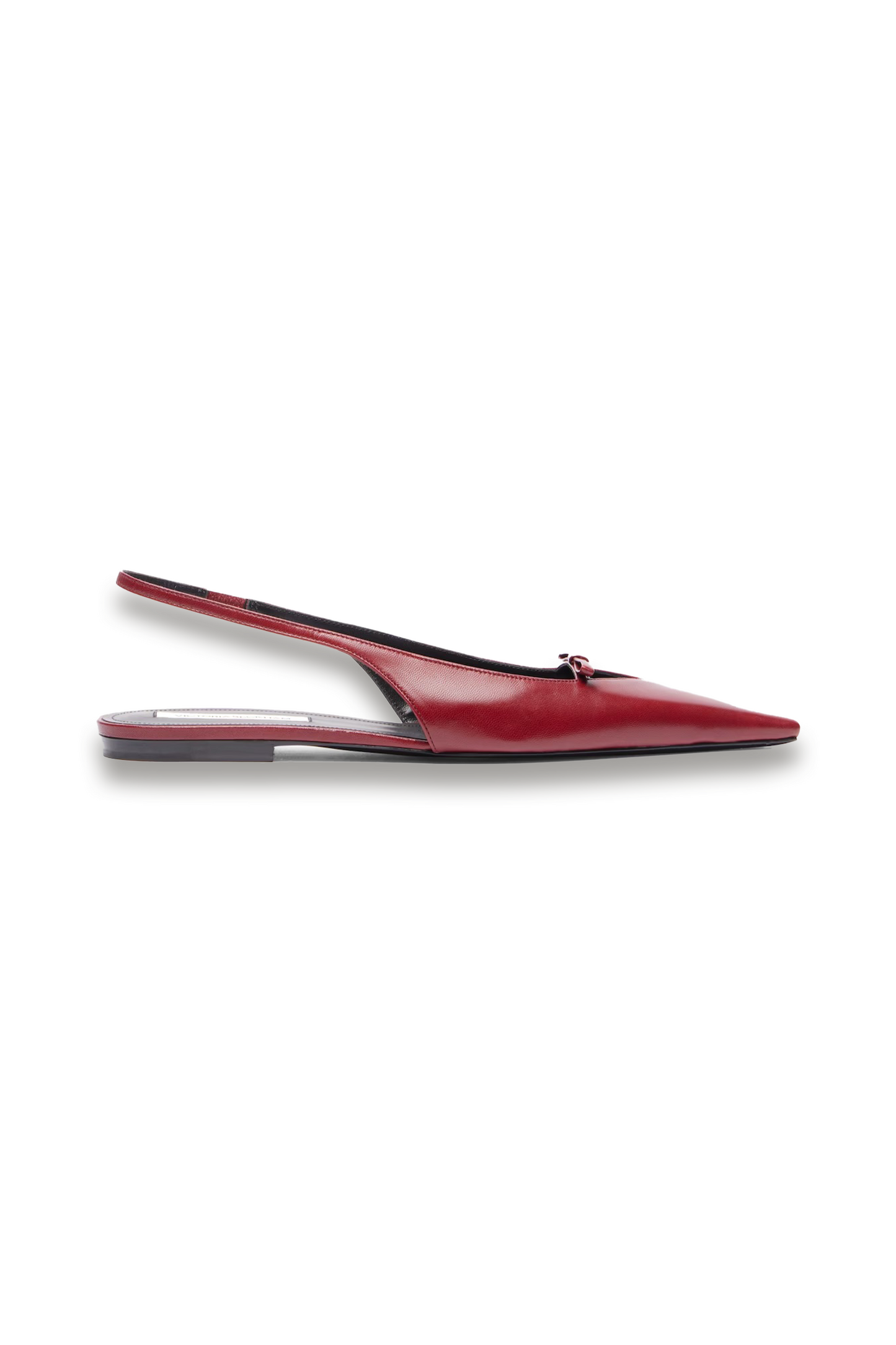 Leather Slingback Flats