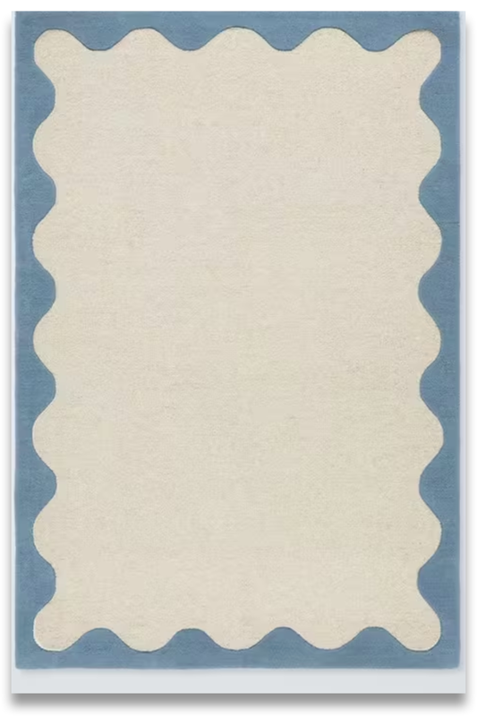 Pure Wool Scallop Rug