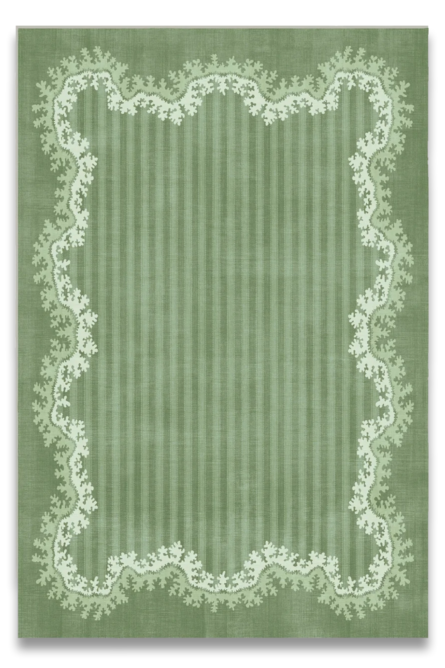 Sanderson Oxbow Botanical Green Tufted Rug