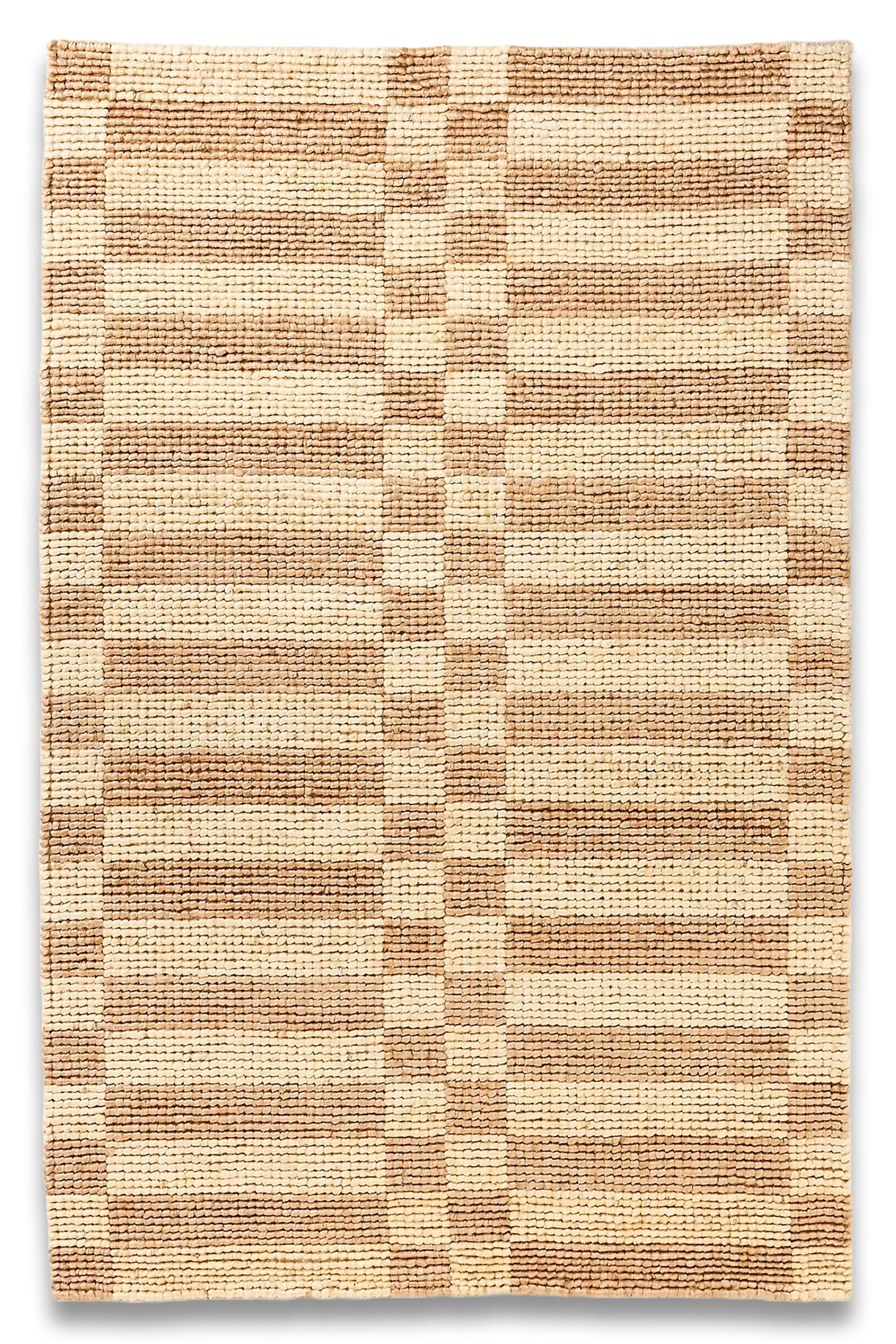 Polina Looped Jute Checkered Rug