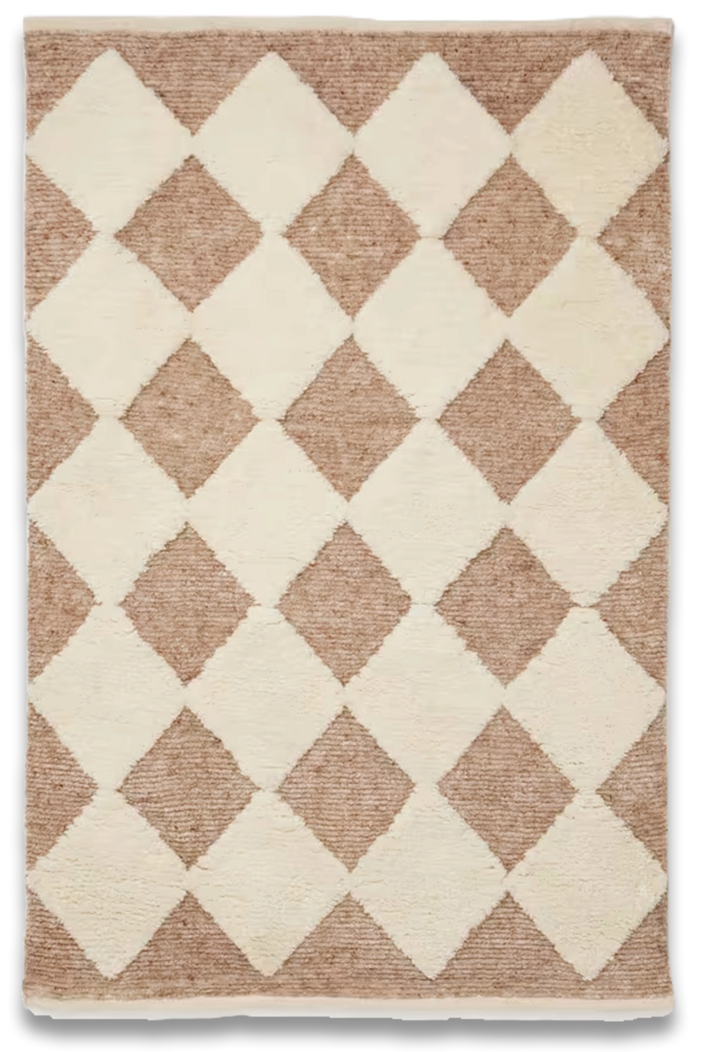 Maya Checkerboard Tufted Wool Rug