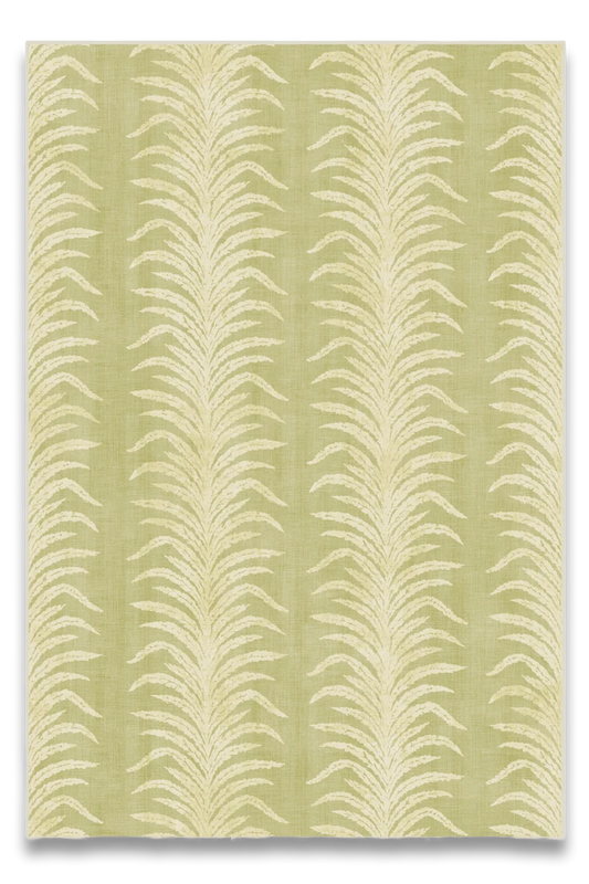 Sanderson Tree Fern Matcha Green Tufted Rug