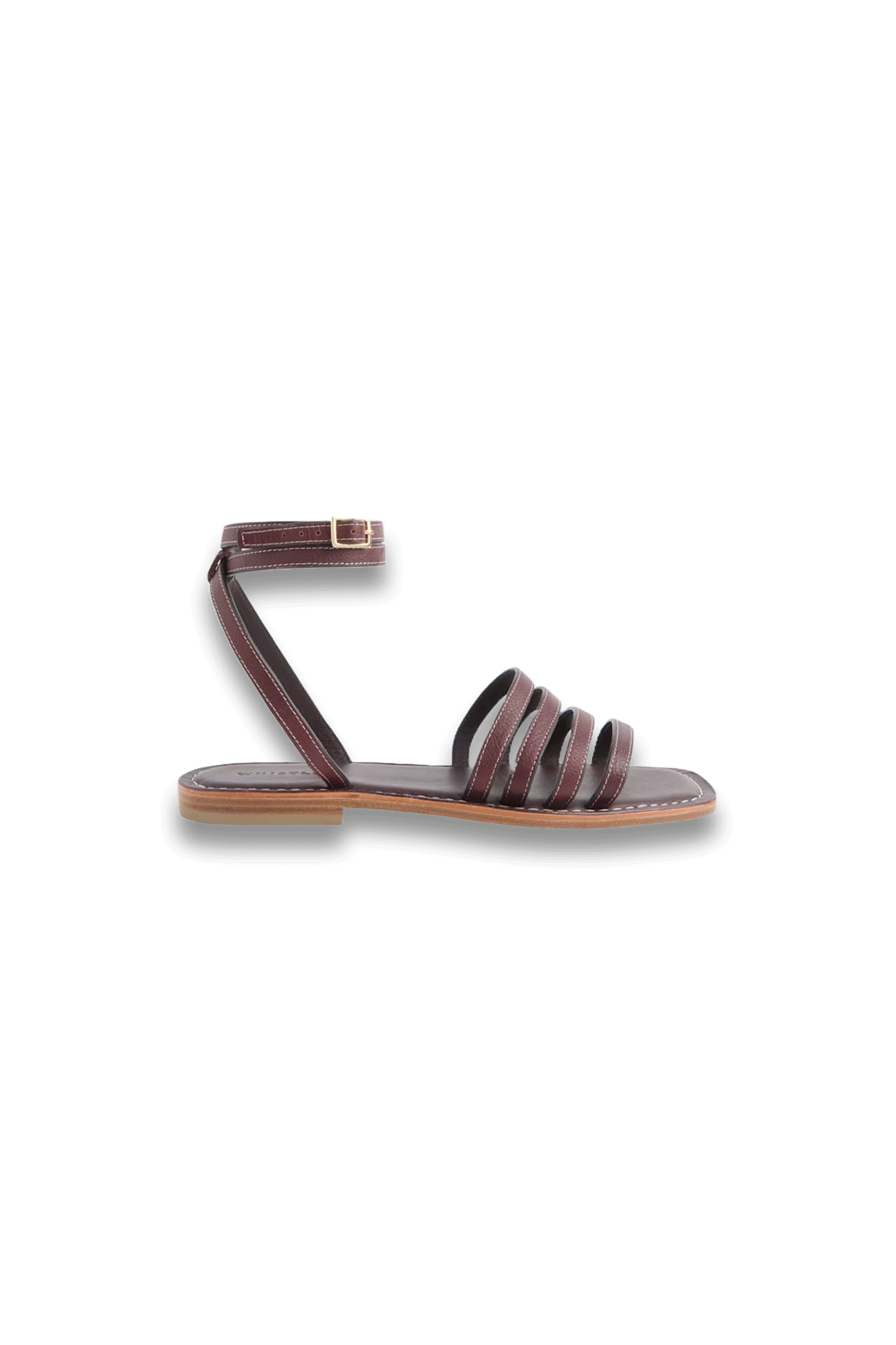 Aubergine Bruna Strappy Sandal