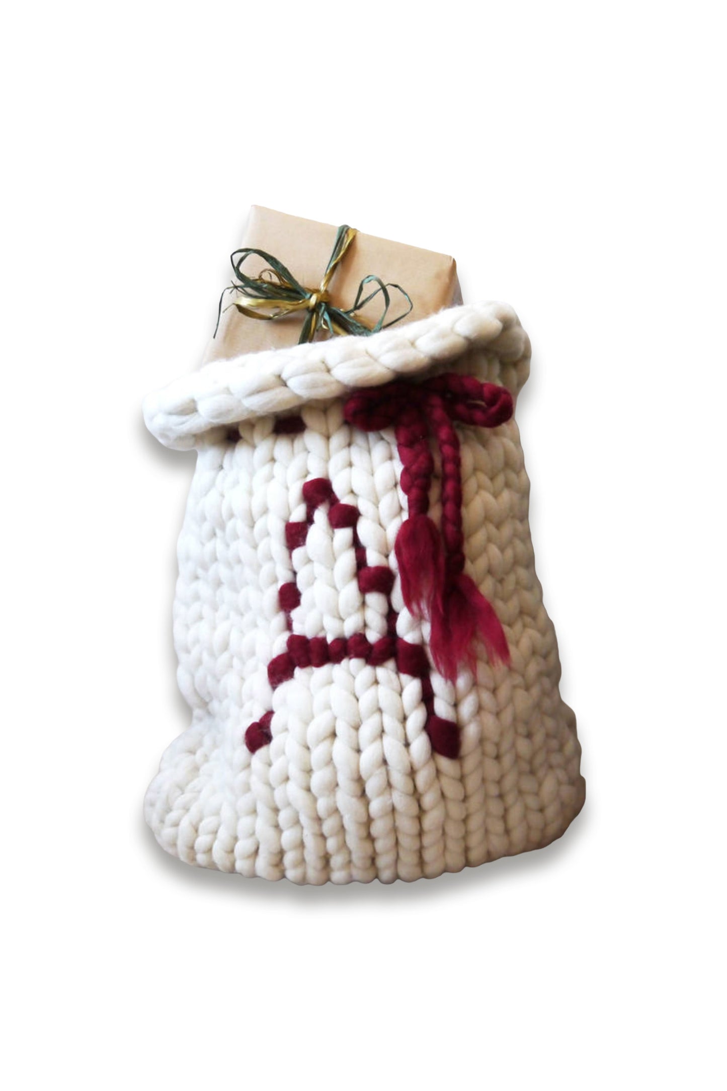 Personalised Jumbo Knit Santa Sack