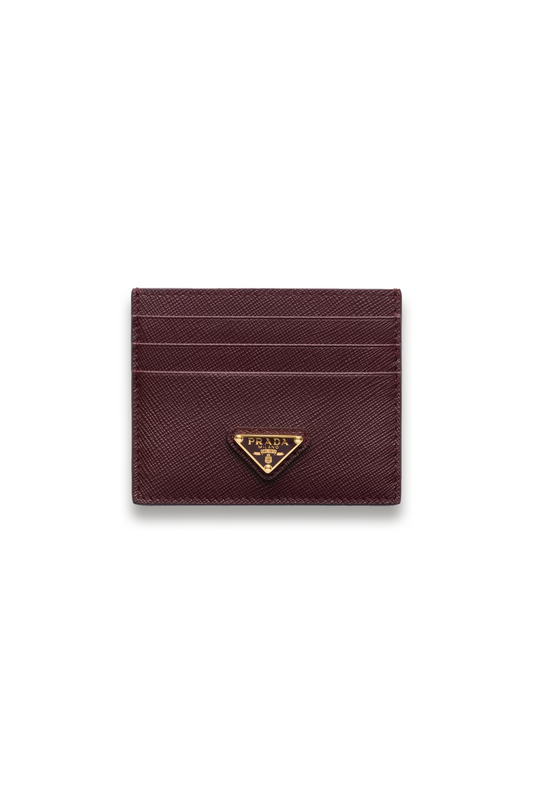 Saffiano Leather Card Holder