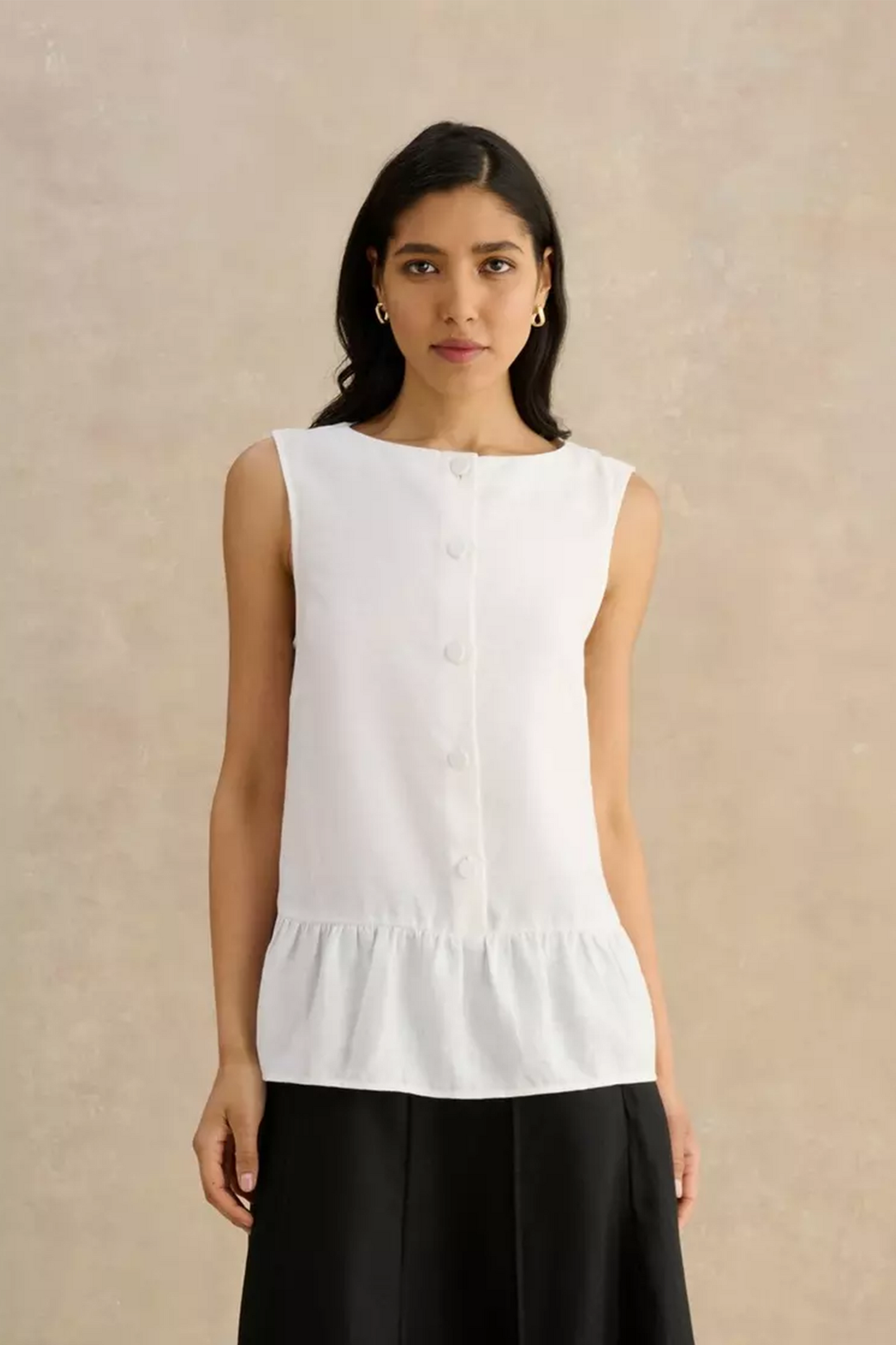 Saige Linen Blouse