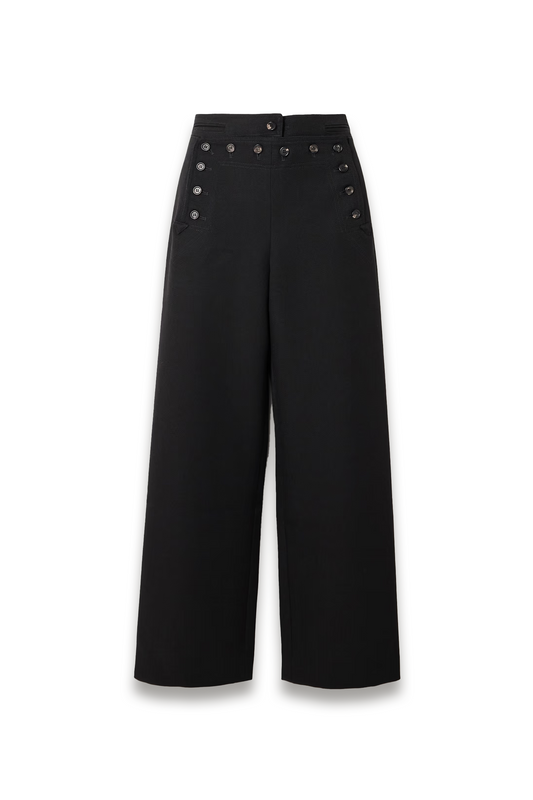 Sailor Wool-twill Straight-leg Pants