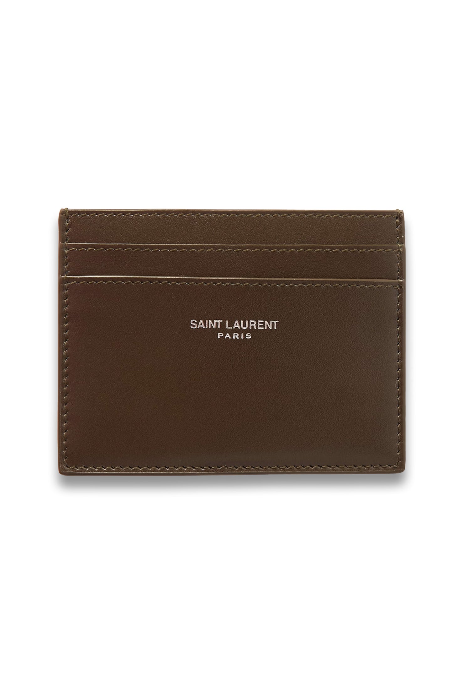 Logo-Print Leather Cardholder