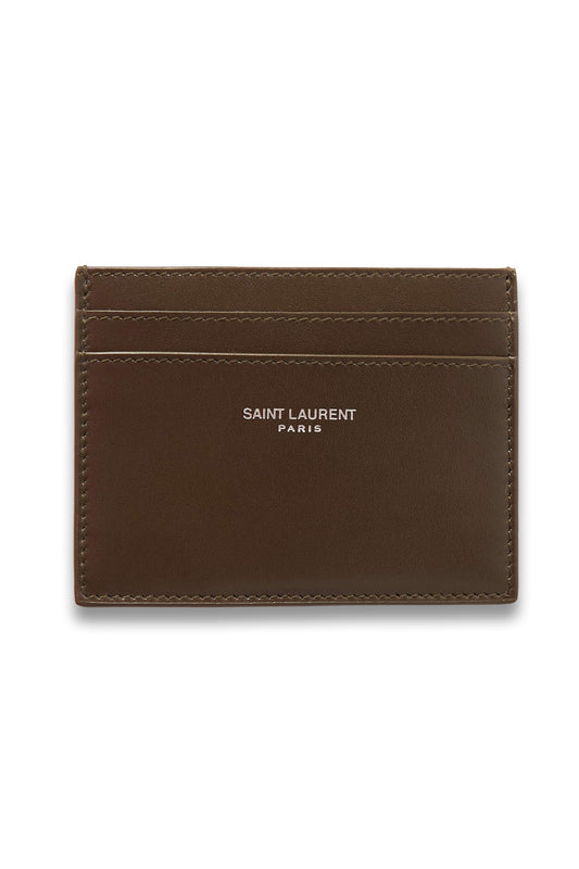 Logo-Print Leather Cardholder