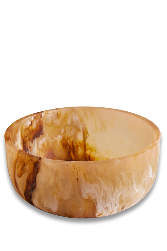 Miller Resin Salad Bowl, Brown