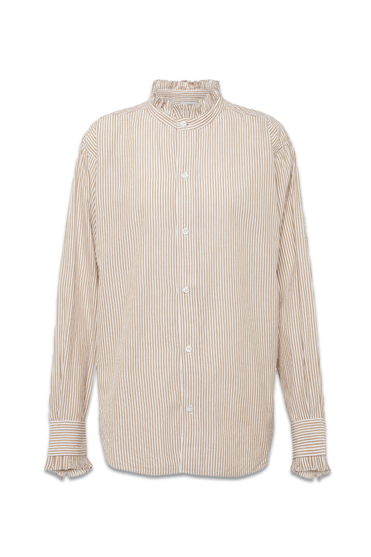 Saoli Striped Cotton Shirt