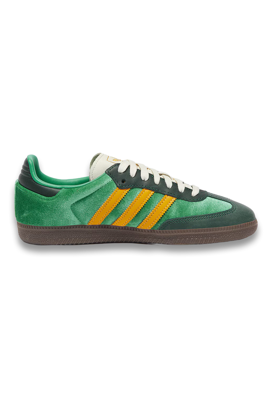 Samba OG Trainers in Green and Yellow