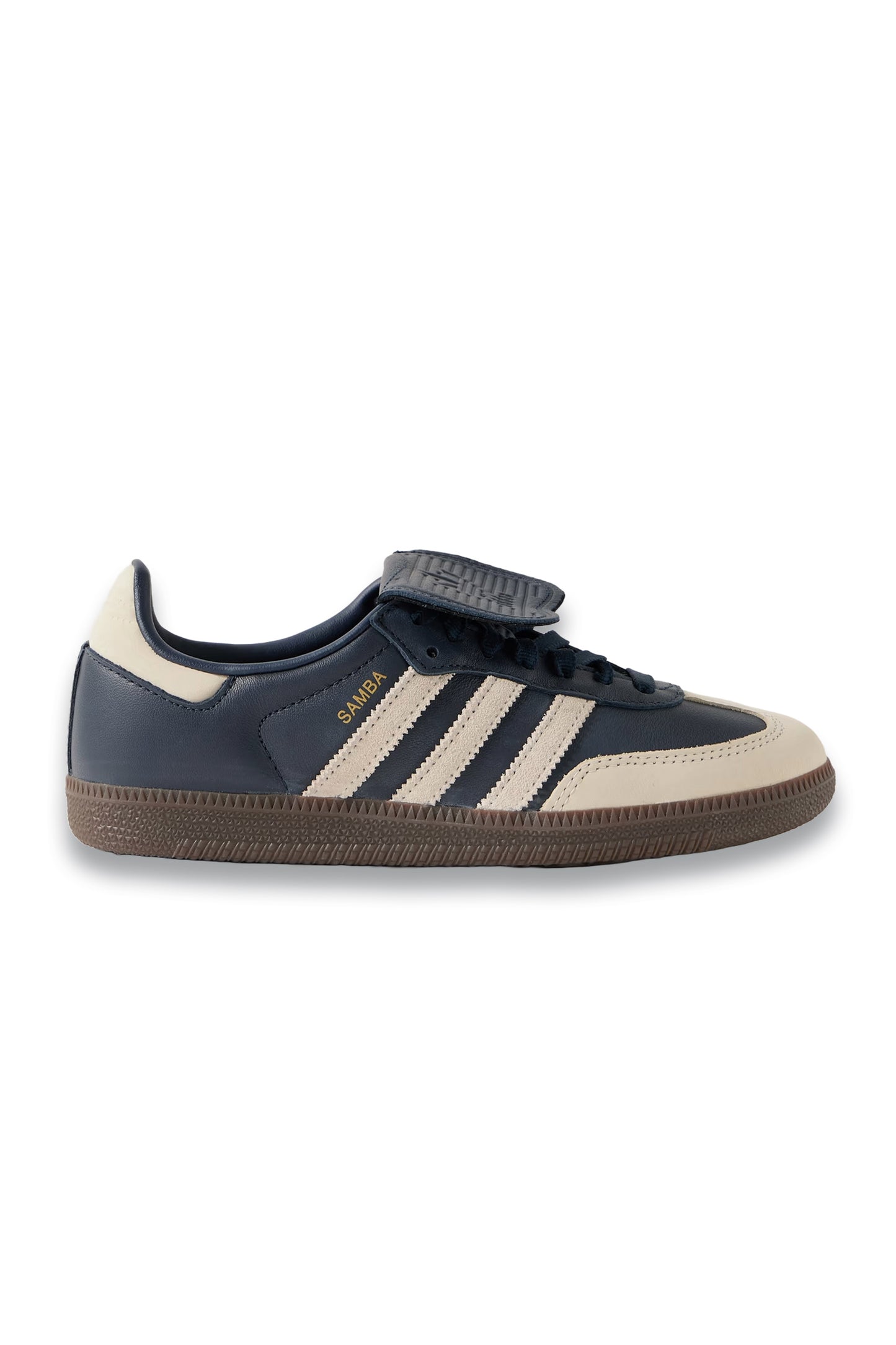 Samba LT nubuck and suede-trimmed leather sneakers