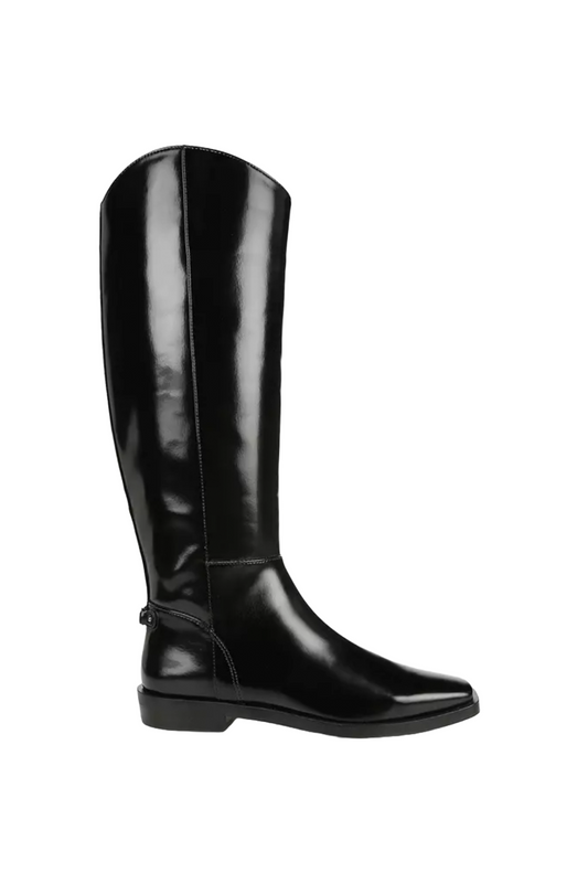 Cesar Black Knee High Boots