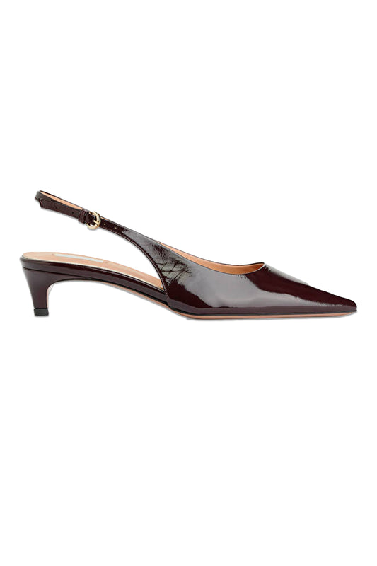 Slingback Leather Pumps