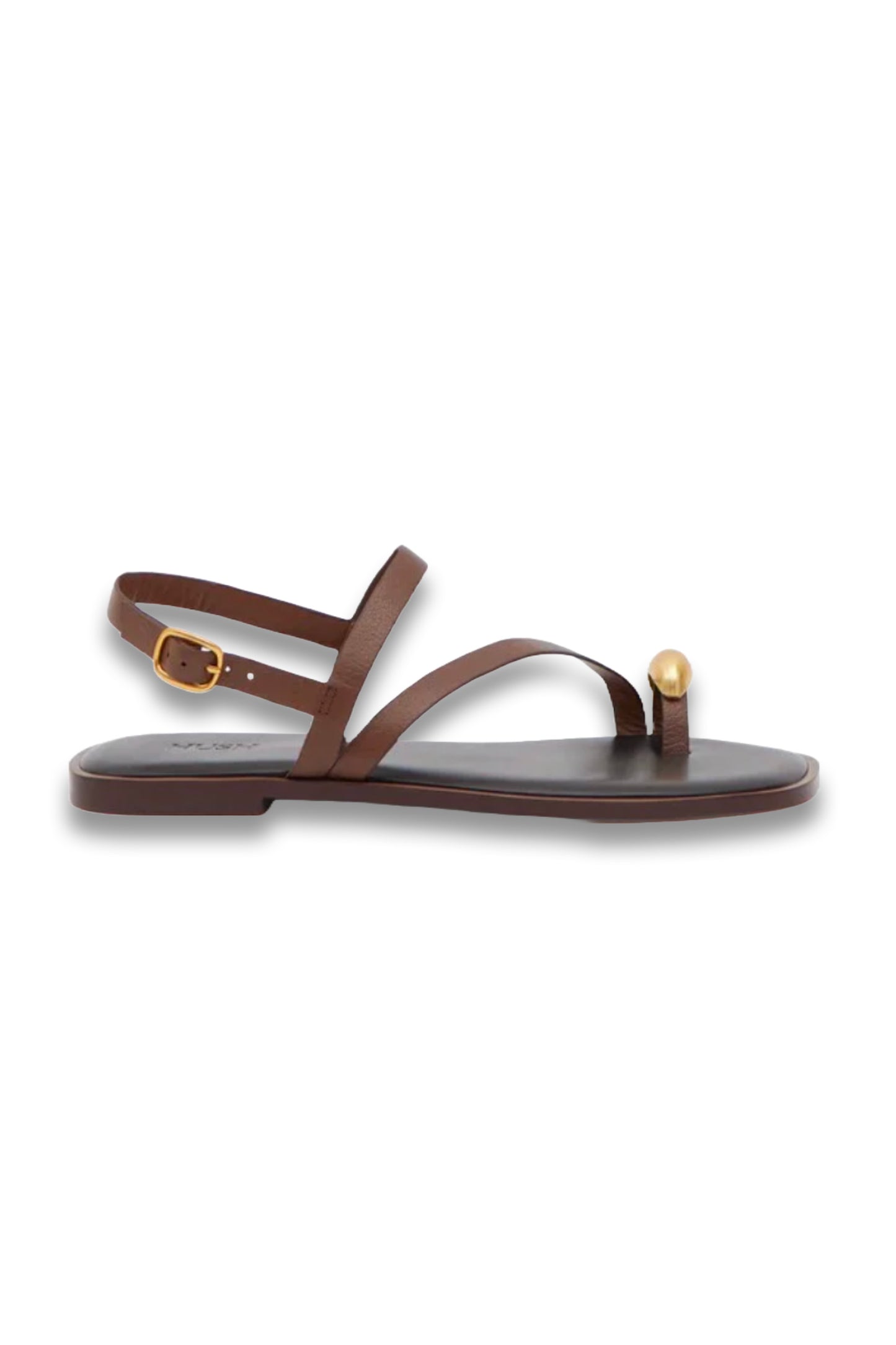 Metal Detail Flat Sandals