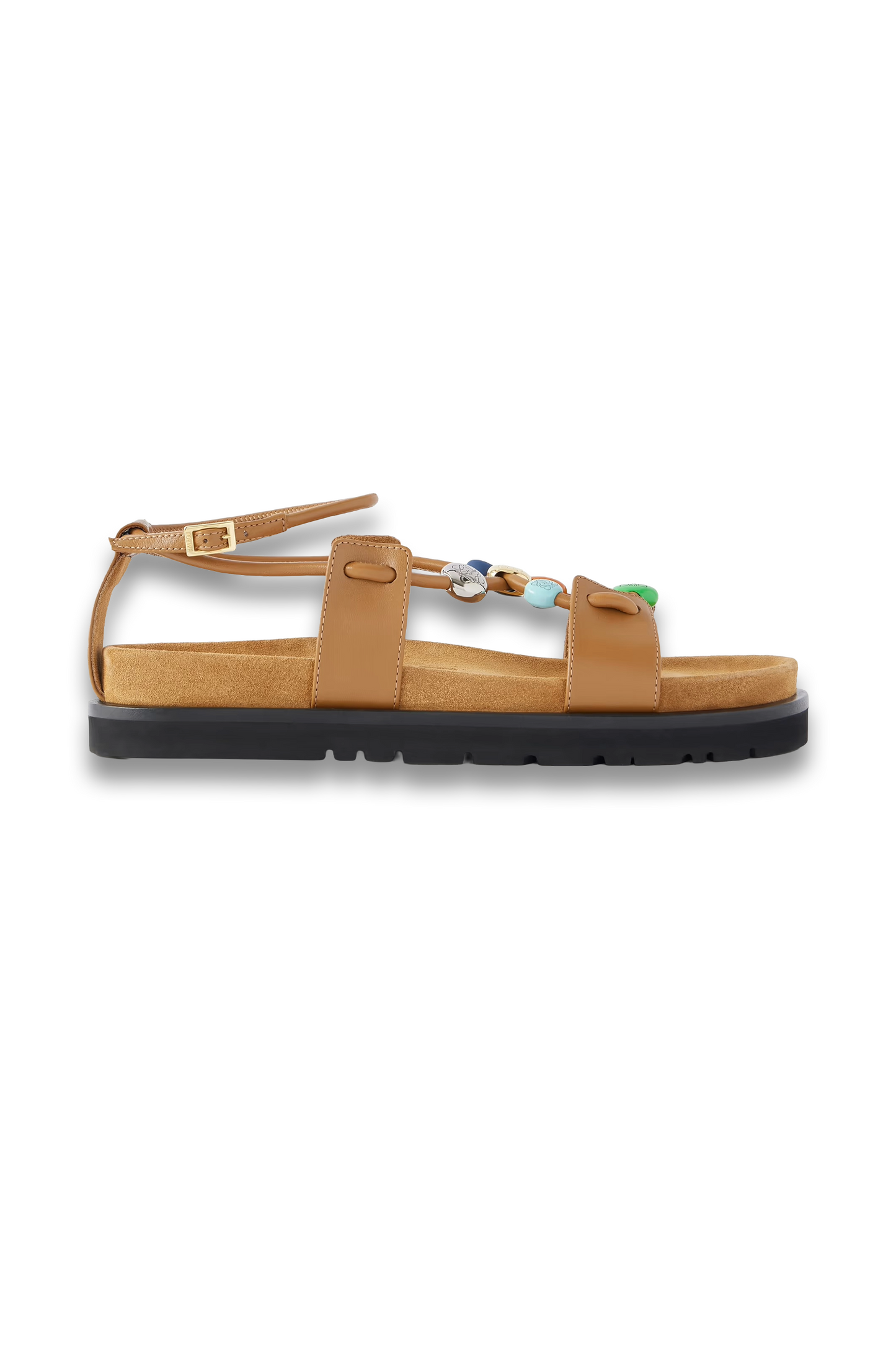 + Paula's Ibiza Pebble Beads Fussbett Suede Sandals