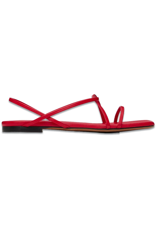 Square Flat Strappy Sandals