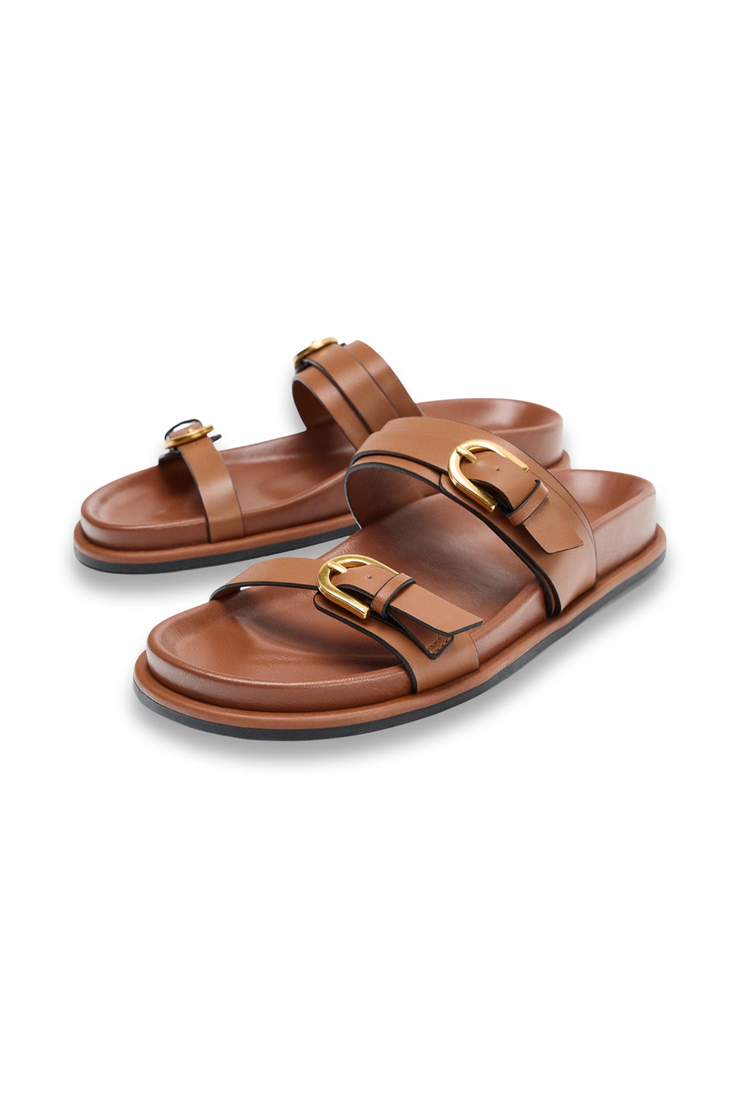Sandals with Buckle Detail