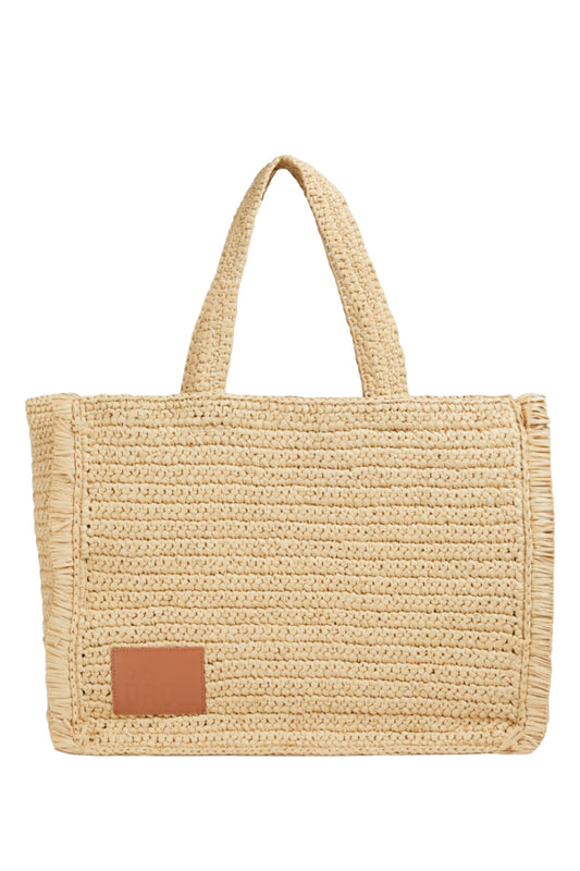 Kasbah Raffia Tote