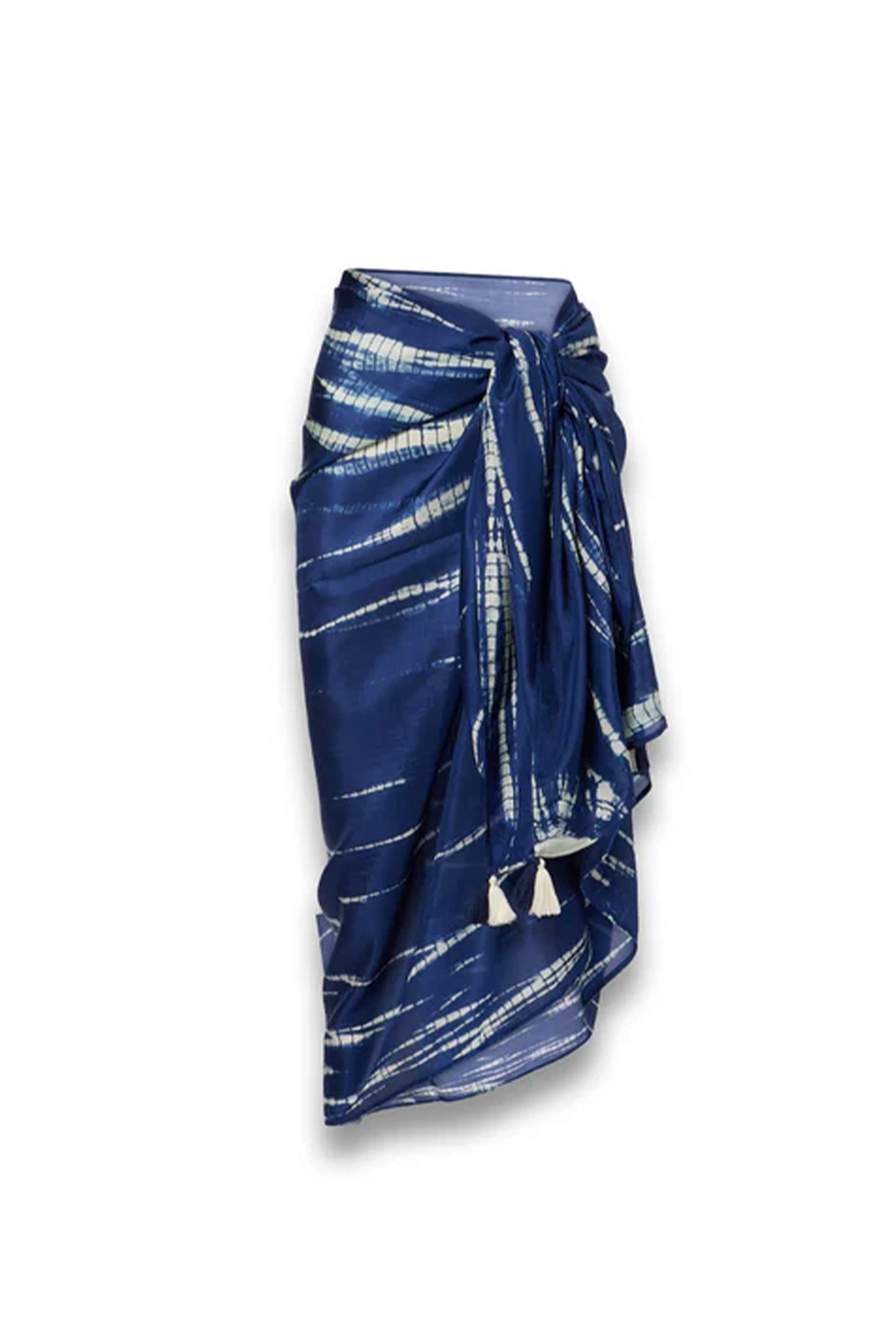 Tie-dye Silk Beach Cover-up