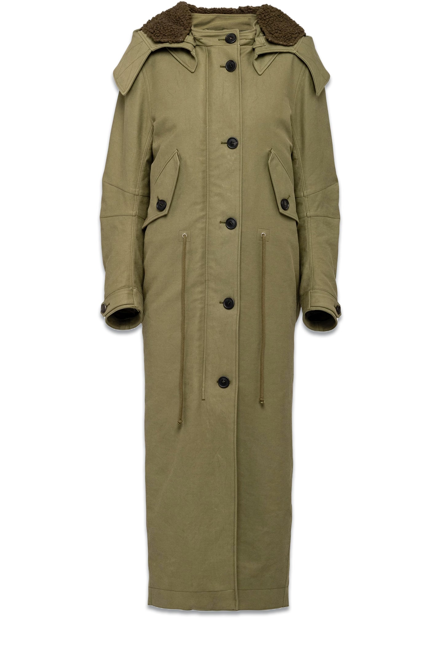 Satin Cotton Coat