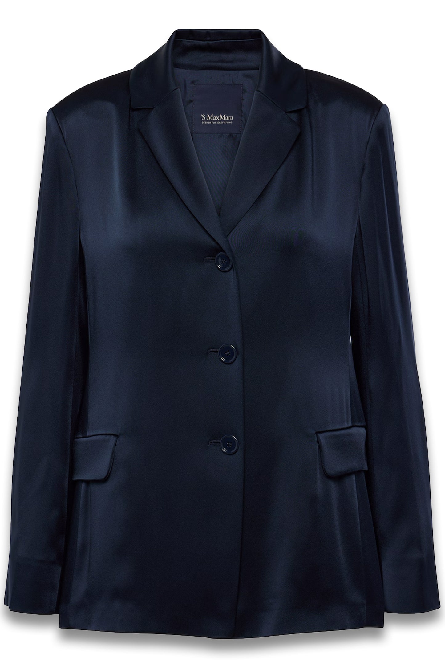 S Max Mara Guido satin blazer