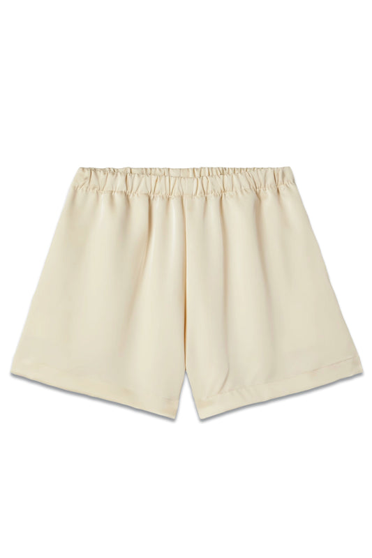 Barb Washed-satin Shorts
