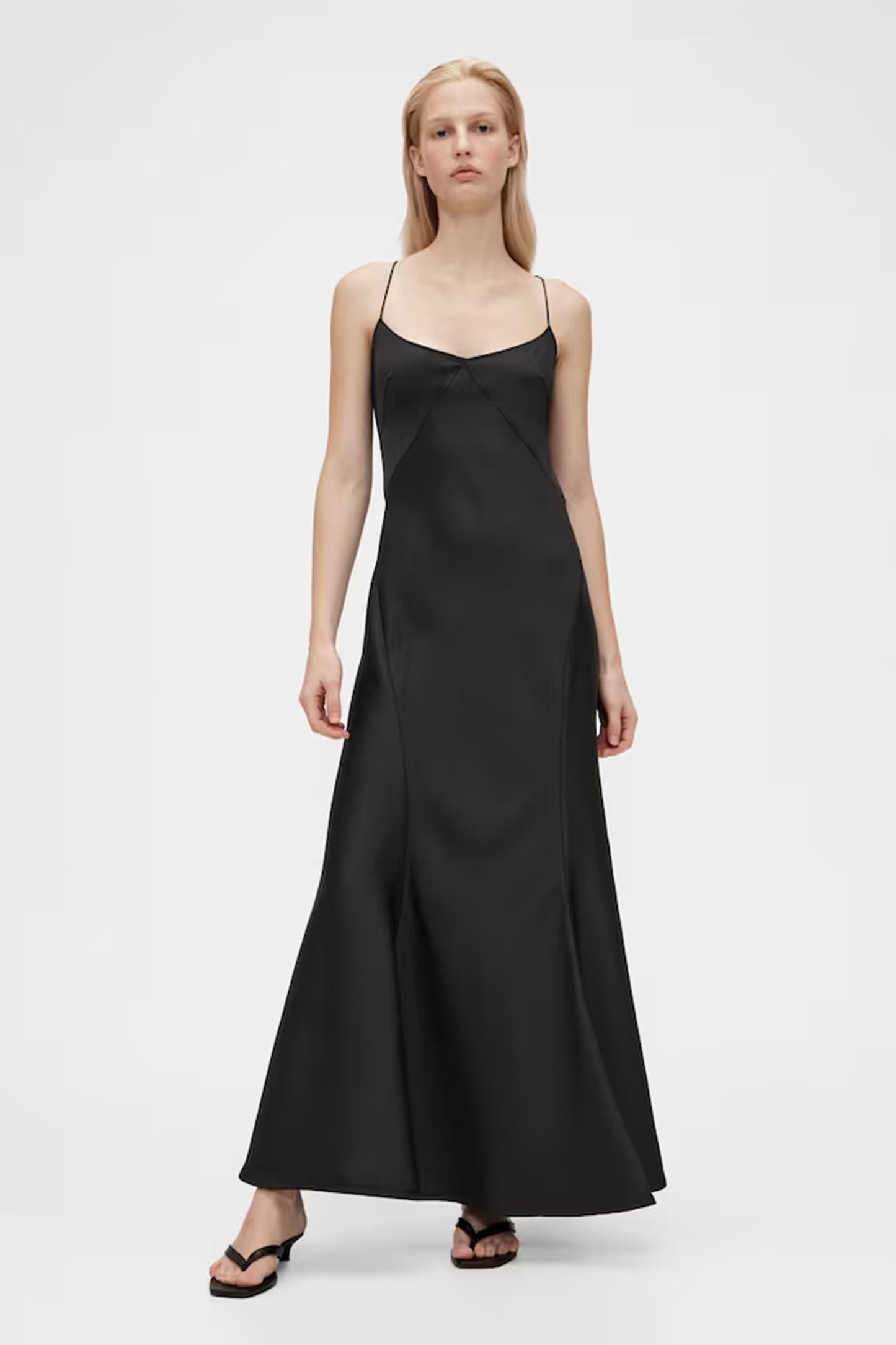 Satin Slip Maxi Dress