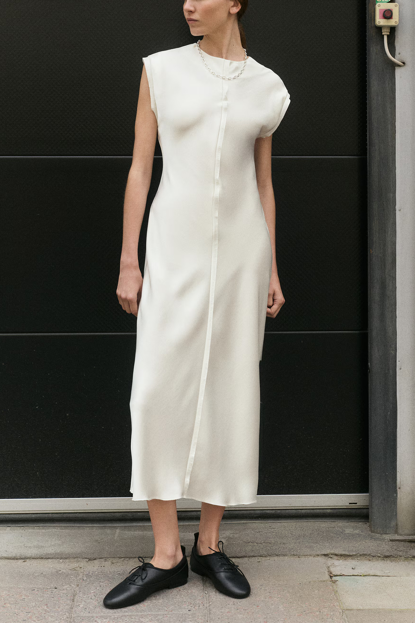 Satin Midi Dress