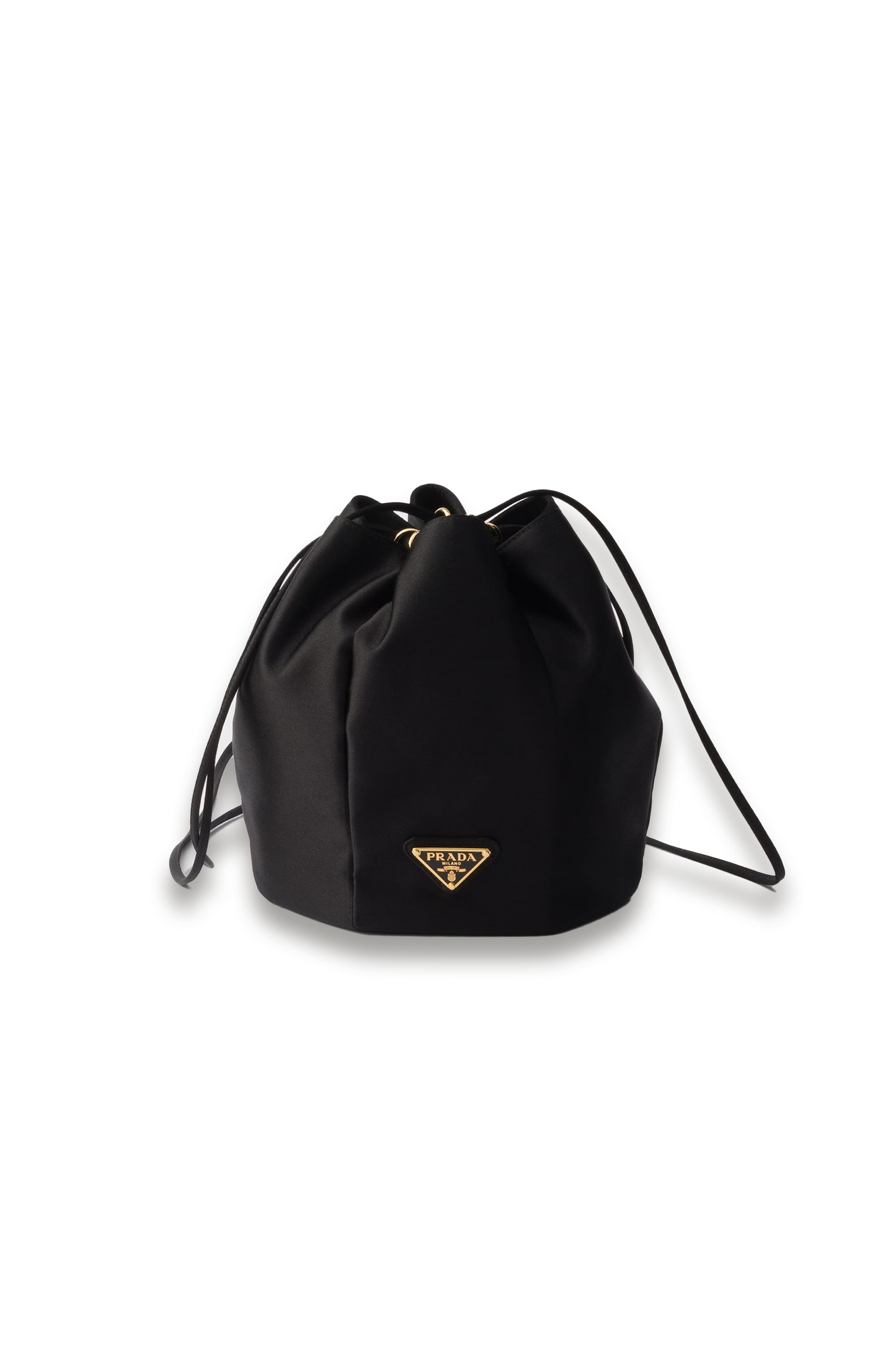 Satin Mini Bucket Bag