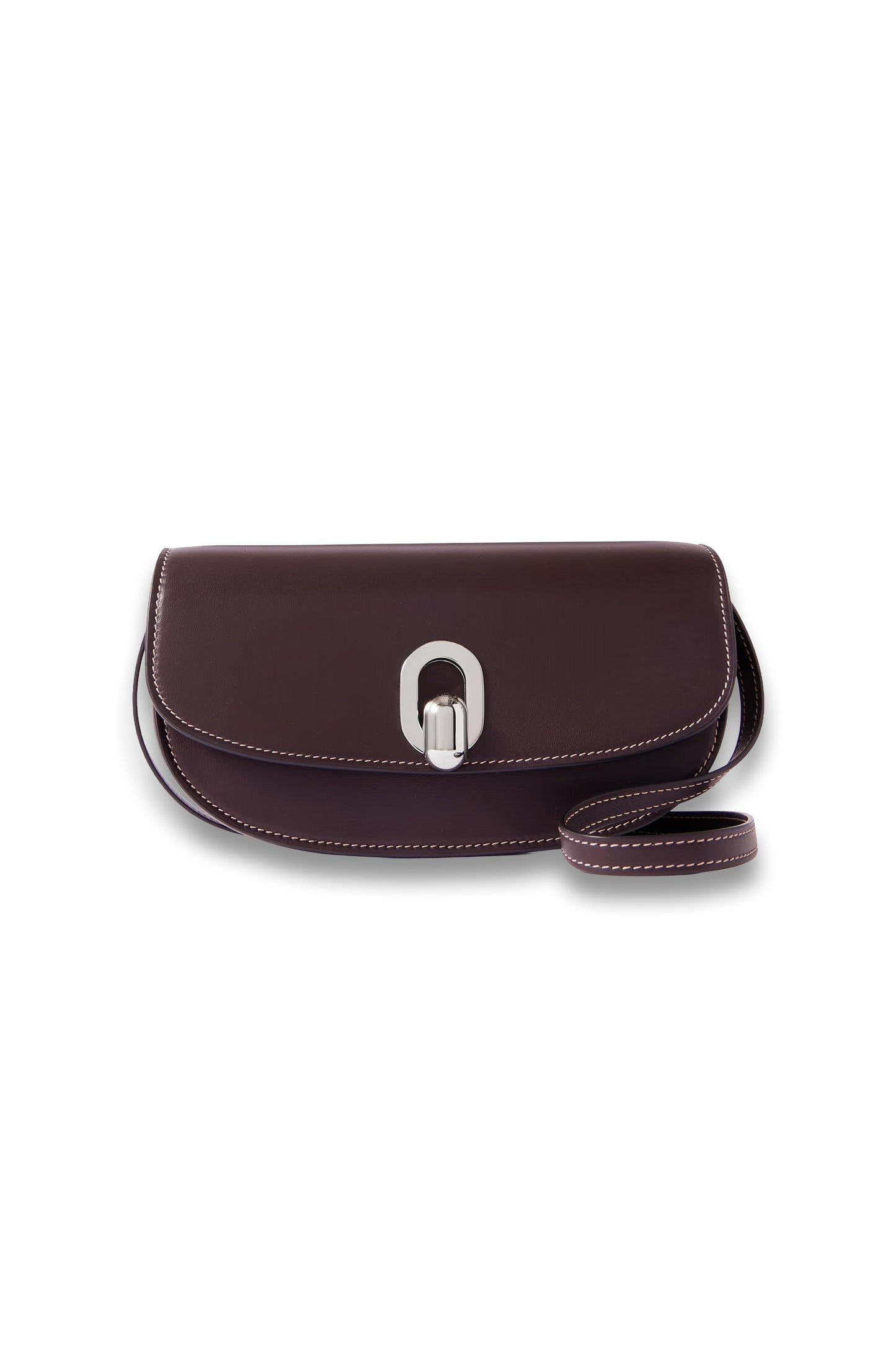 Tondo Crescent Leather Shoulder Bag