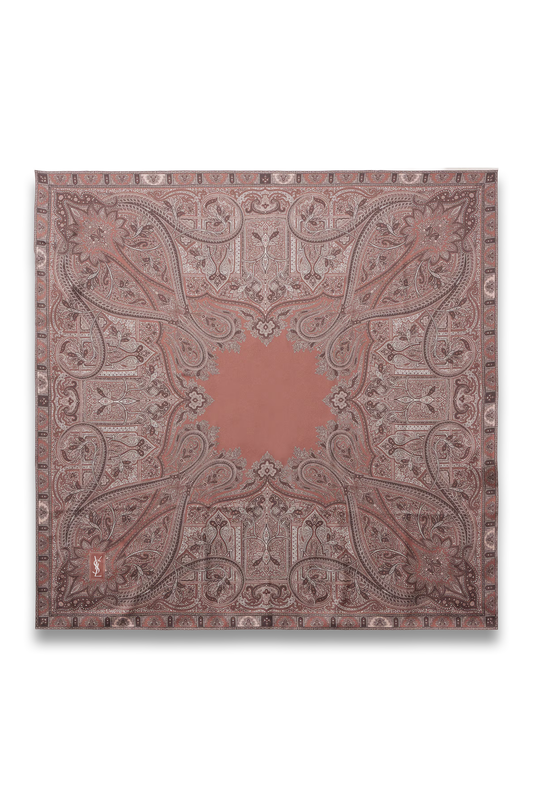 Paisley Silk Twill Scarf