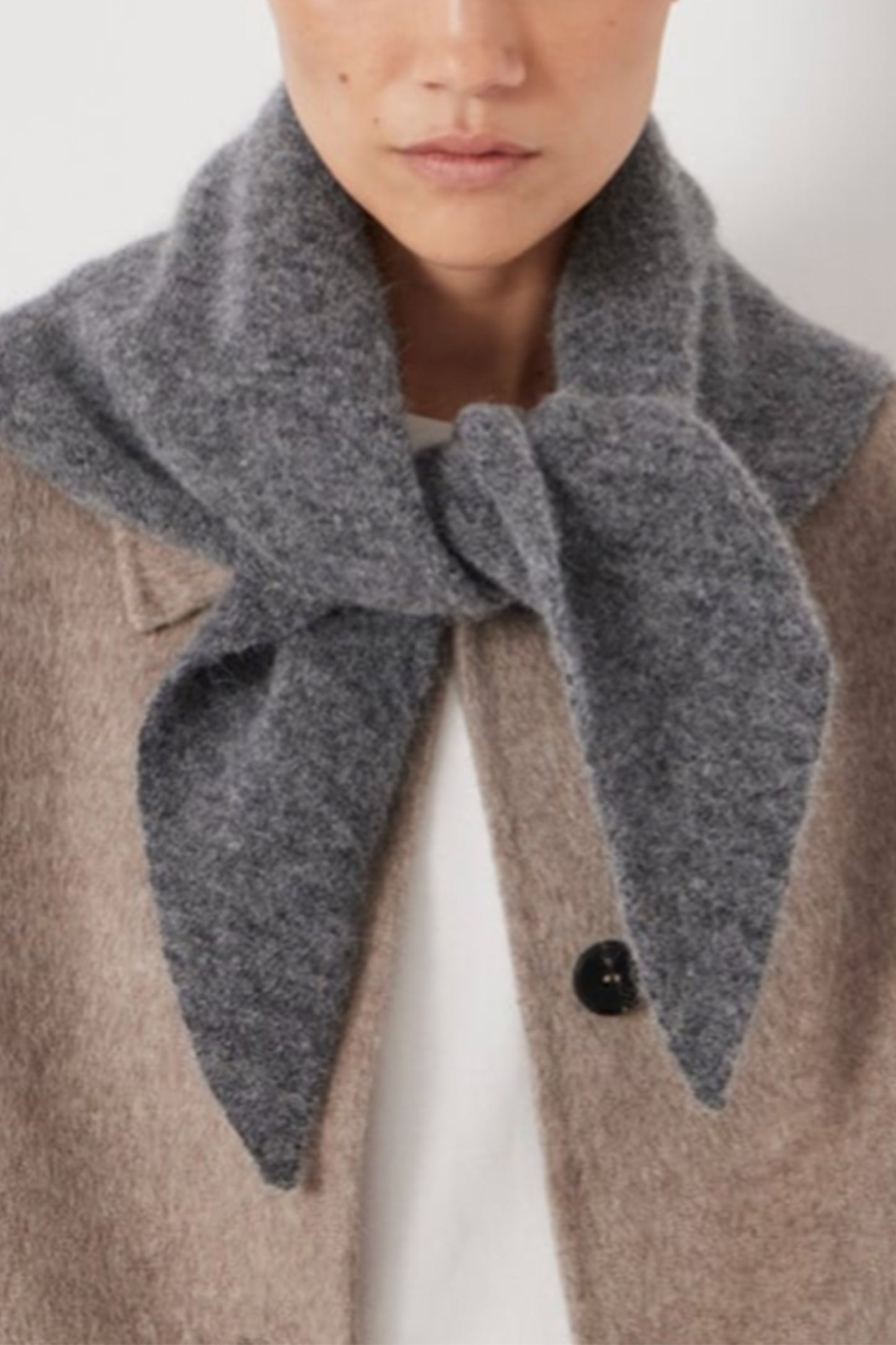 Alpaca Blend Triangle Scarf